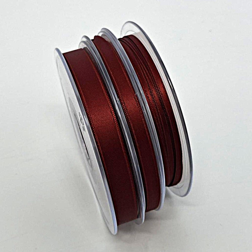 Satinband Doppelsatin Rost-Rot (Rouille) Fb.44 Premium
