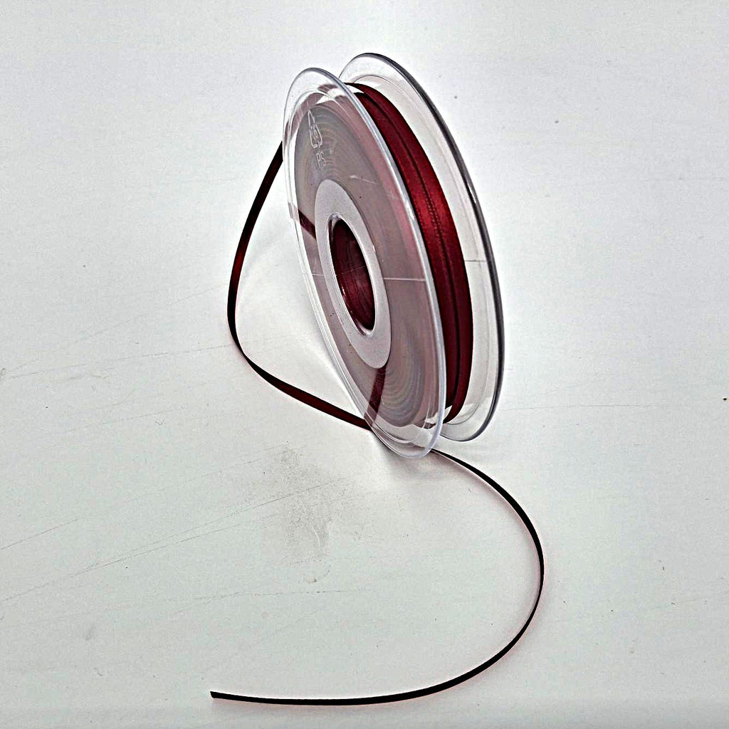 Satinband Doppelsatin Wine Rot Fb 78 Premium