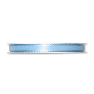 Taftband hellblau in verschiedenen Breiten 50 Meter Rolle
