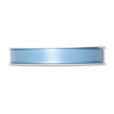 Taftband hellblau in verschiedenen Breiten 50 Meter Rolle