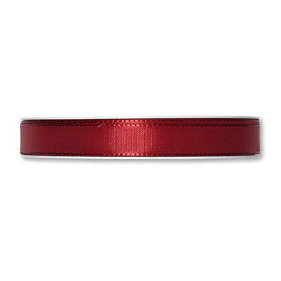 Taftband bordeaux in verschiedenen Breiten 50 Meter Rolle
