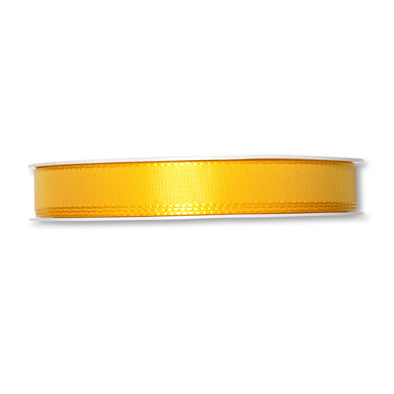 Taftband gelb in verschiedenen Breiten 50 Meter Rolle