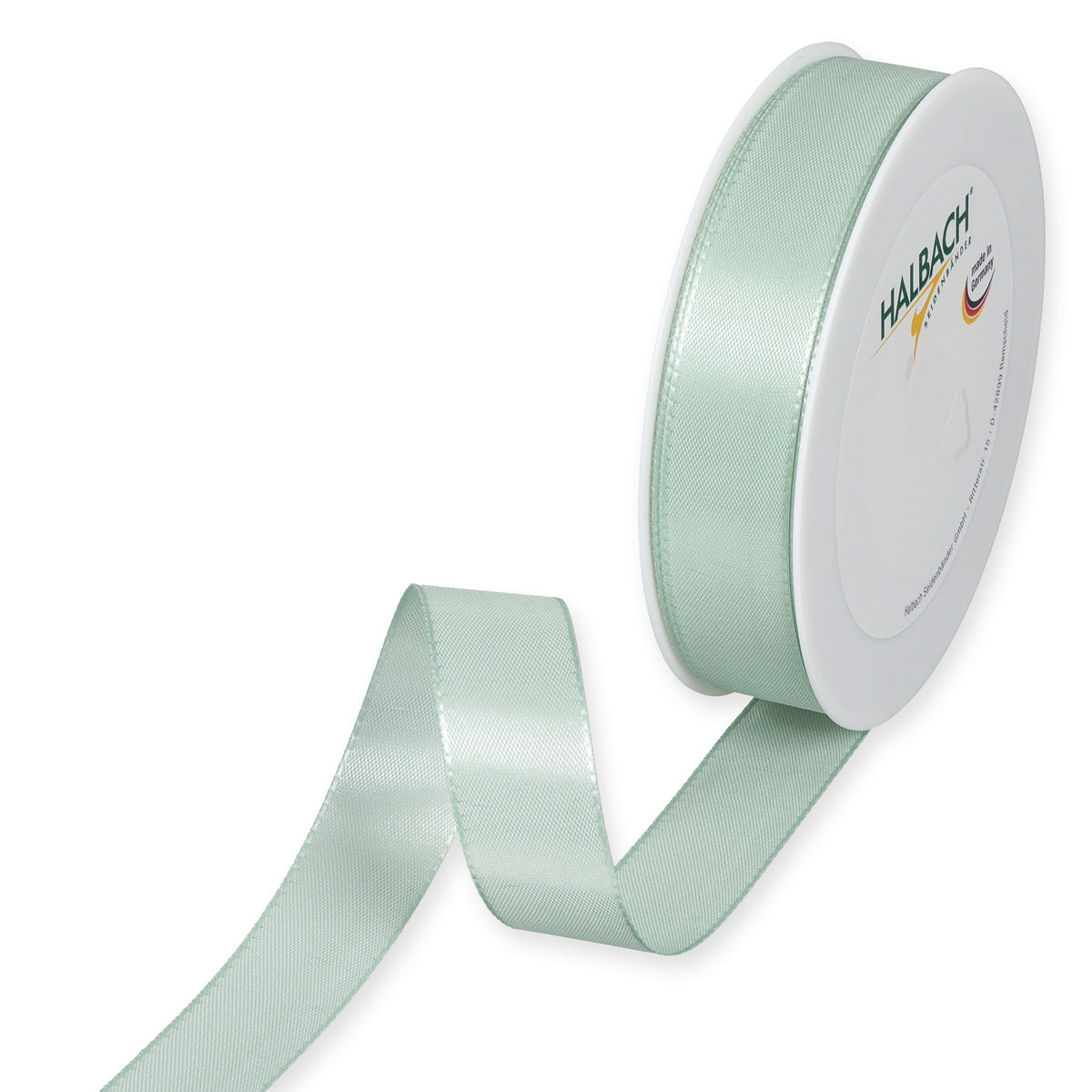 Taftband mint in verschiedenen Breiten 50 Meter Rolle