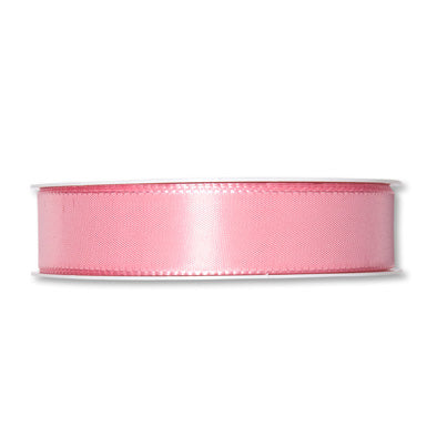 Taftband rosa in verschiedenen Breiten 50 Meter Rolle
