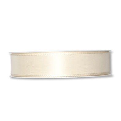 Taftband creme in verschiedenen Breiten 50 Meter Rolle