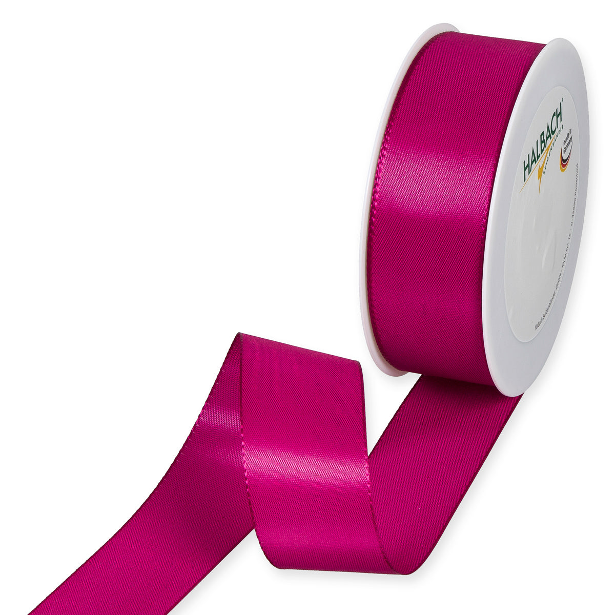 Taftband pink in verschiedenen Breiten 50 Meter Rolle