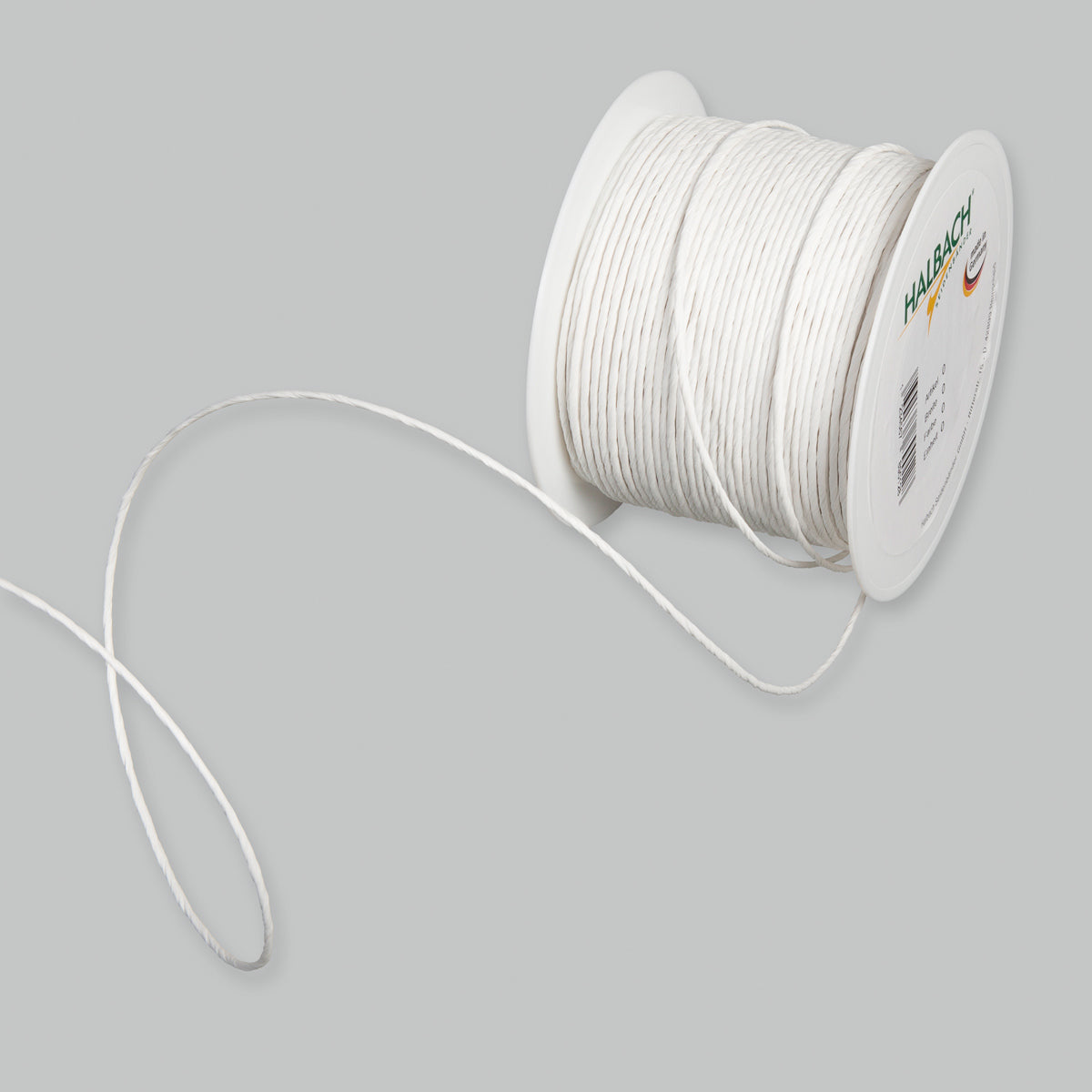 Papierdraht Weiß Fb. 11 – 2mm, 100-Meter-Rolle
