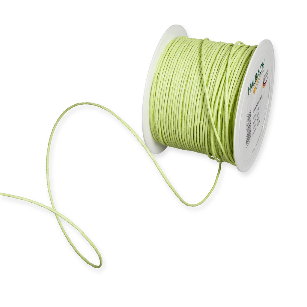 Papierdraht Hellgrün Fb. 290 – 2mm, 100-Meter-Rolle