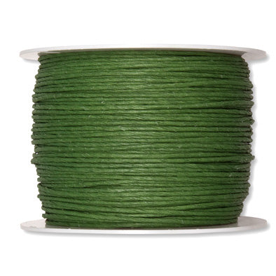 Papierdraht Dunkelgrün Fb. 30 – 2mm, 100-Meter-Rolle