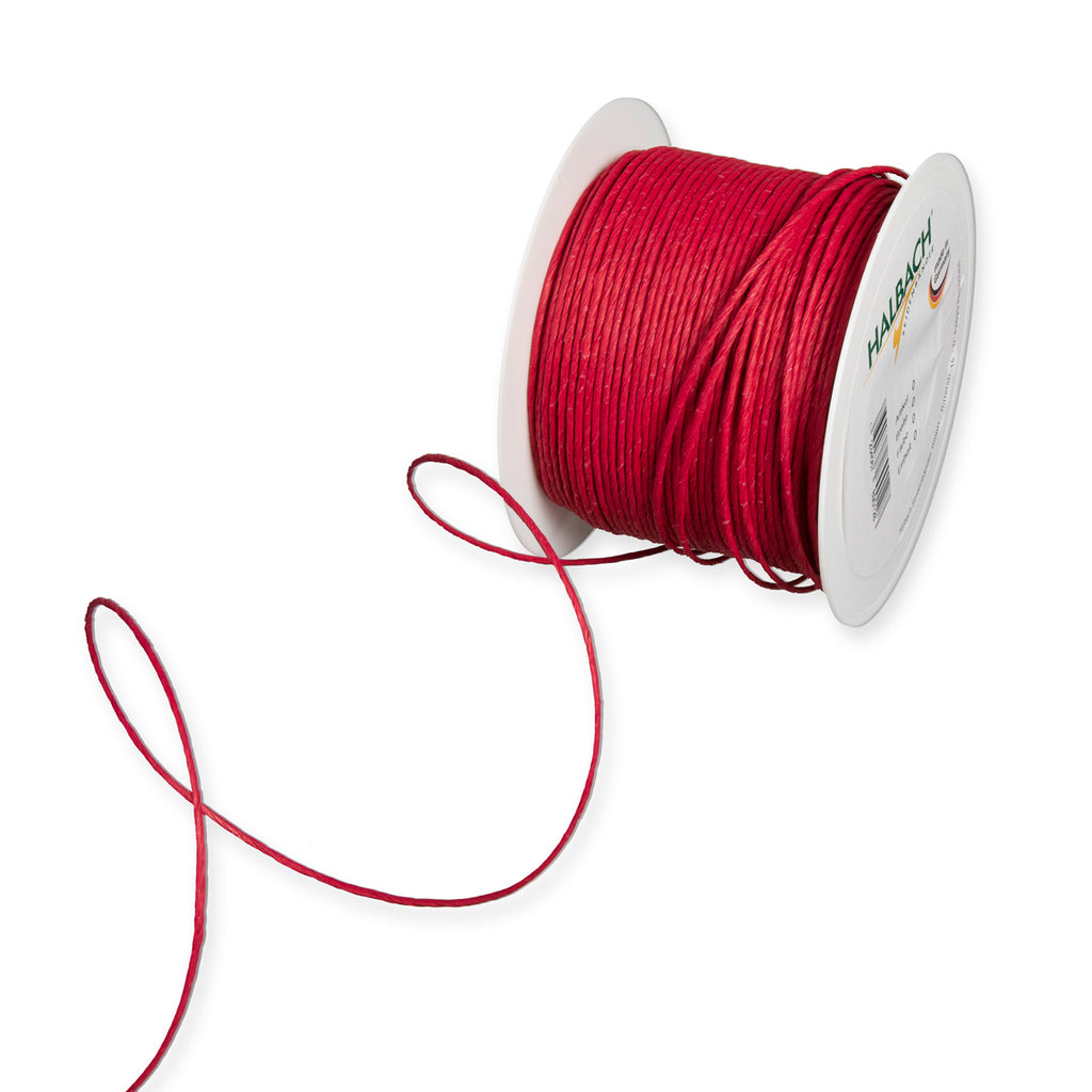 Papierdraht Rot – 2mm, 100-Meter-Rolle