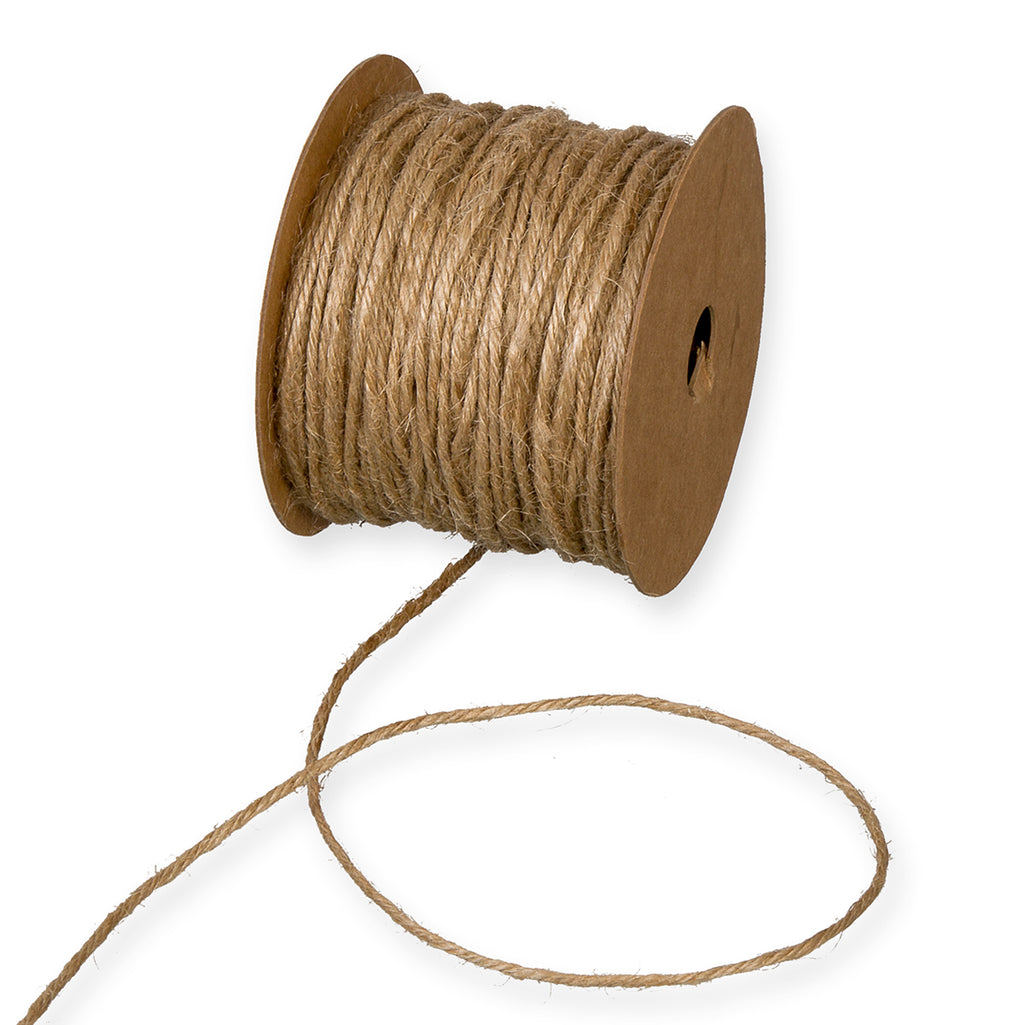 Jutekordel Natur Fb. 79 – 2mm, 50-Meter-Rolle