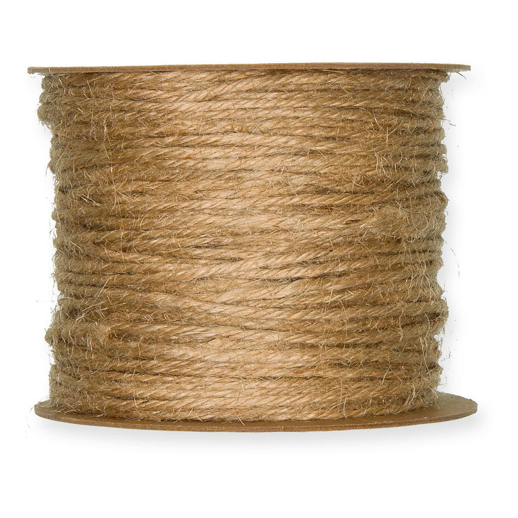 Jutekordel Natur Fb. 79 – 2mm, 50-Meter-Rolle
