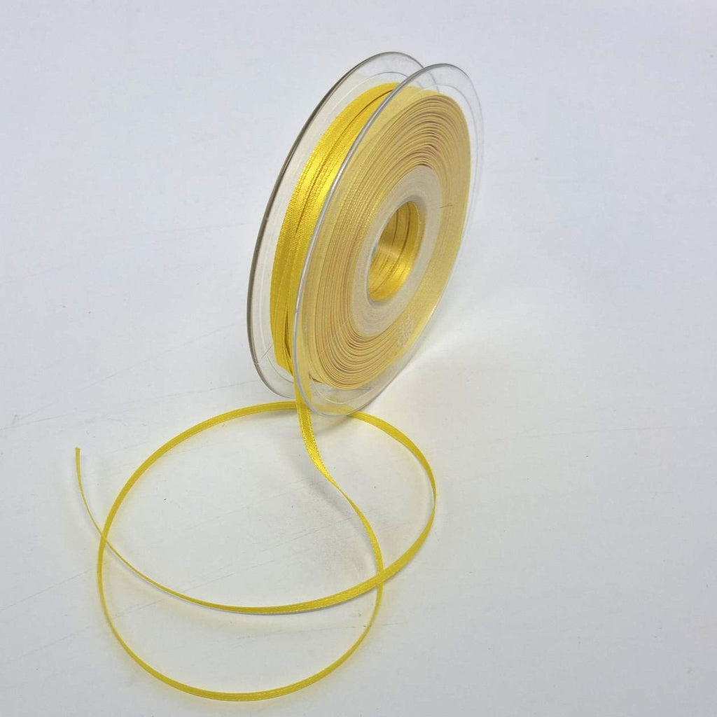 Satinband Doppelsatin Kanariengelb (Canary) Fb 006