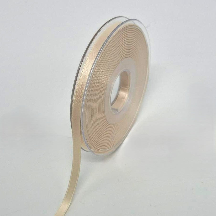 Seidenband Doppelsatin Creme ( Créme)Fb. 09 Premium