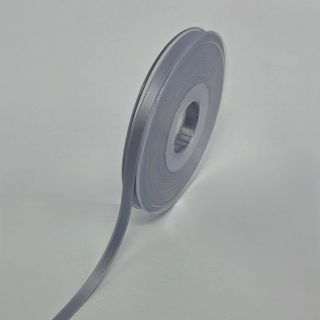Satinband Doppelsatin Silbergrau Fb 30