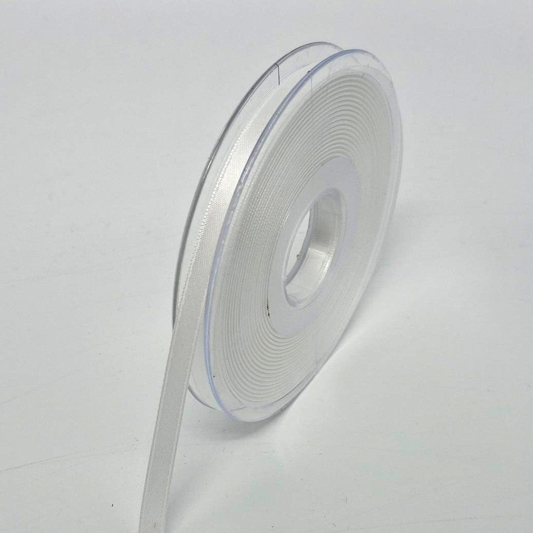 Satinband Doppelsatin Brilliantweiß (BridalWhite) Fb 405
