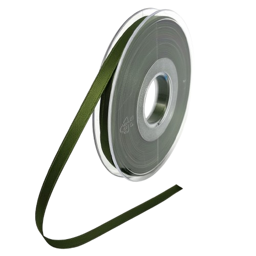 Satinband Doppelsatin Mossgrün (moss) Fb.819 Premium