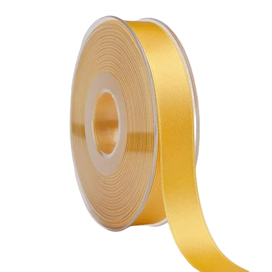 Satinband Doppelsatin Jaune-Gelb Fb 26