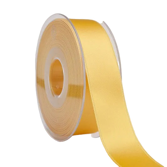 Satinband Doppelsatin Jaune-Gelb Fb 26