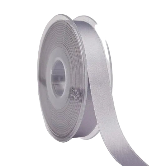 Satinband Doppelsatin Silbergrau Fb 30