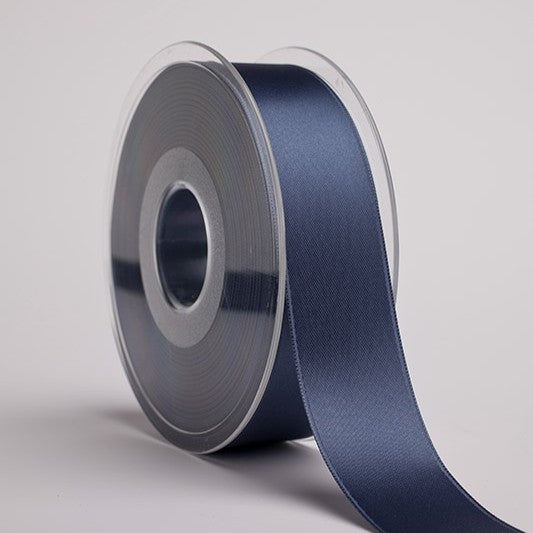 Seidenband Doppelsatin Taubenblau (Pigeon) Fb. 042