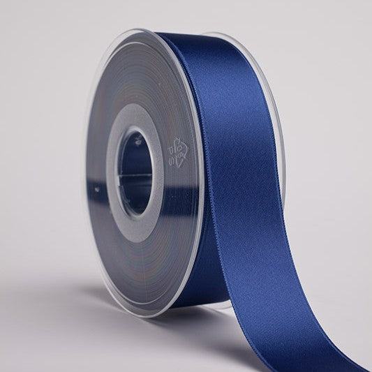 Seidenband Doppelsatin Pflaumenblau (Bleu De Prune) Fb. 059
