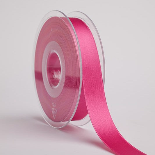 Seidenband Doppelsatin Shocking Rose (Pink) Fb. 062