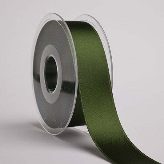 Seidenband Doppelsatin Lodengrün (Loden) Fb. 080