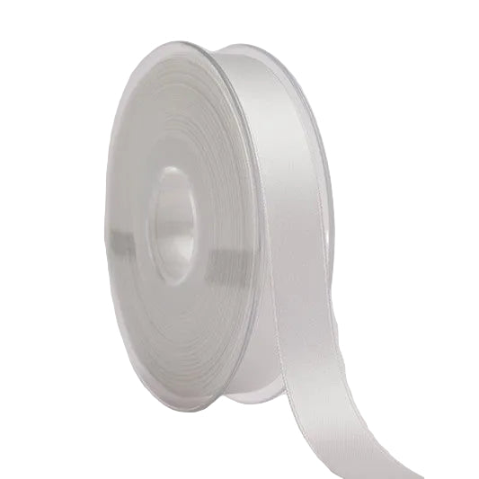 Satinband Doppelsatin Brilliantweiß (BridalWhite) Fb 405