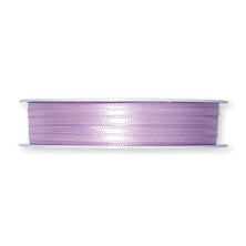 Schmales Doppelsatinband Fb. 537 Flieder – 3mm & 6mm, 25-Meter-Rolle