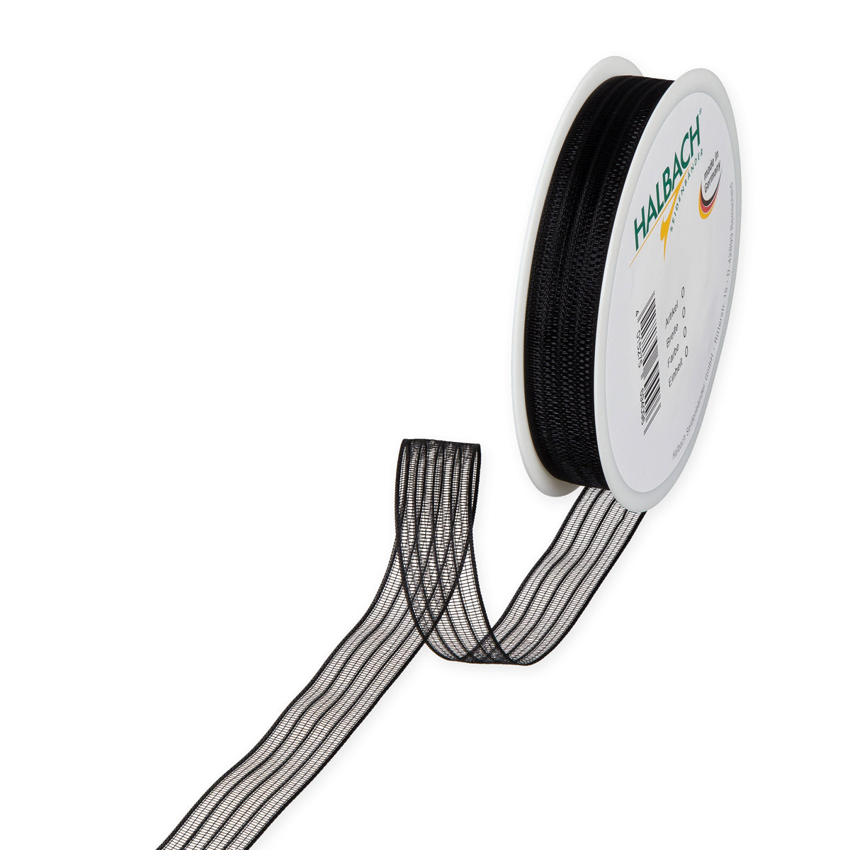 Trauerflor Fb. 100 – in vier Breiten, 25 Meter Rolle