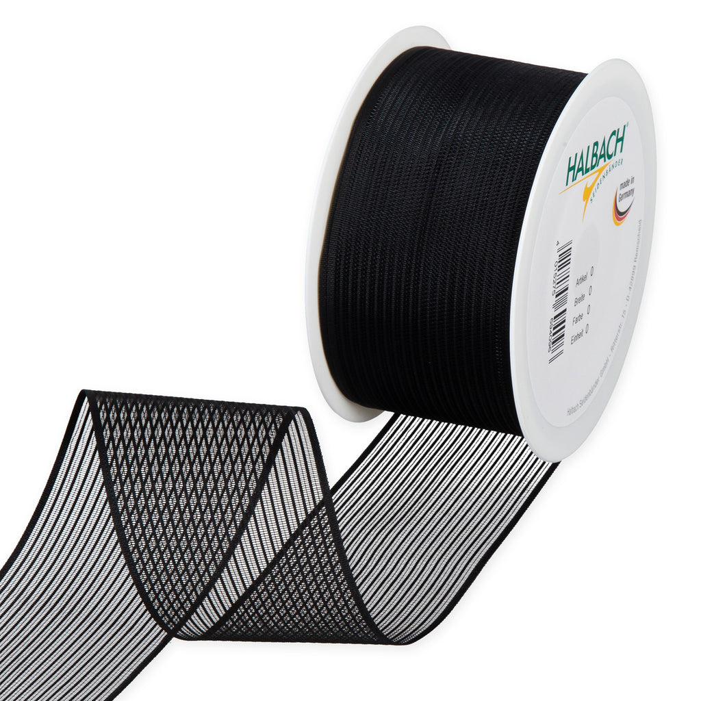 Trauerflor Fb. 100 – in vier Breiten, 25 Meter Rolle