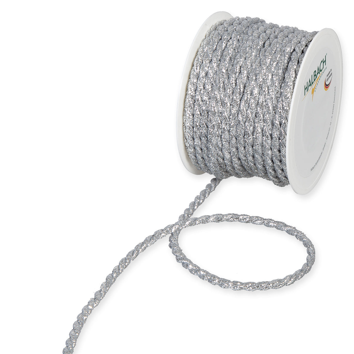 Kordelband silber Fb. 211 in drei Breiten