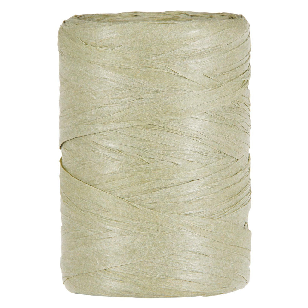 Raffia Papierband Olivgrün Geschenkband und mehr 5-8mm x 100 Meter