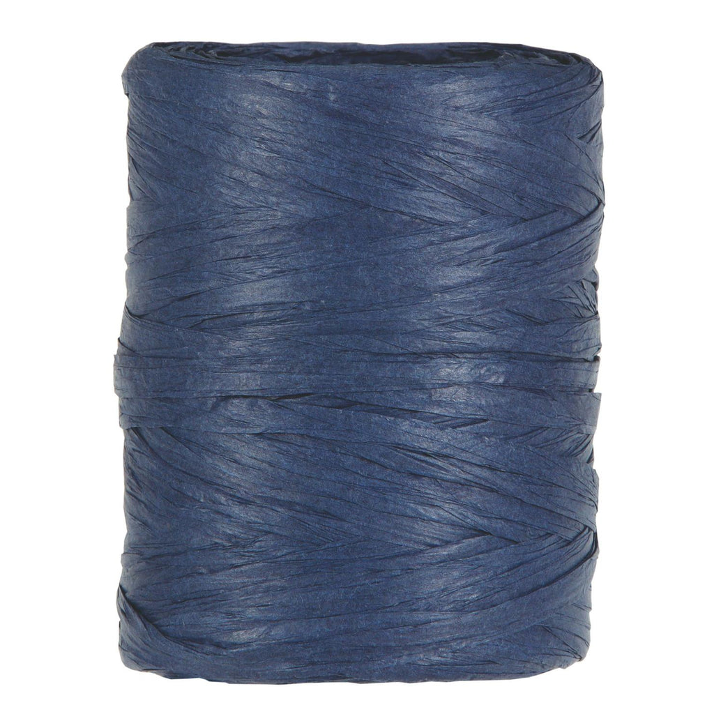 Raffia Papierband Blau Geschenkband und mehr 5-8mm x 100 Meter