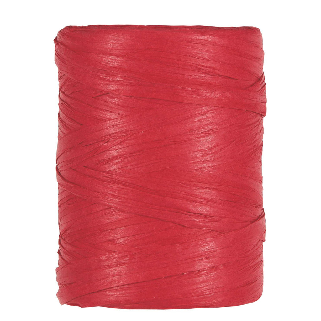 Raffia Papierband Rot Geschenkband und mehr 5-8mm x 100 Meter