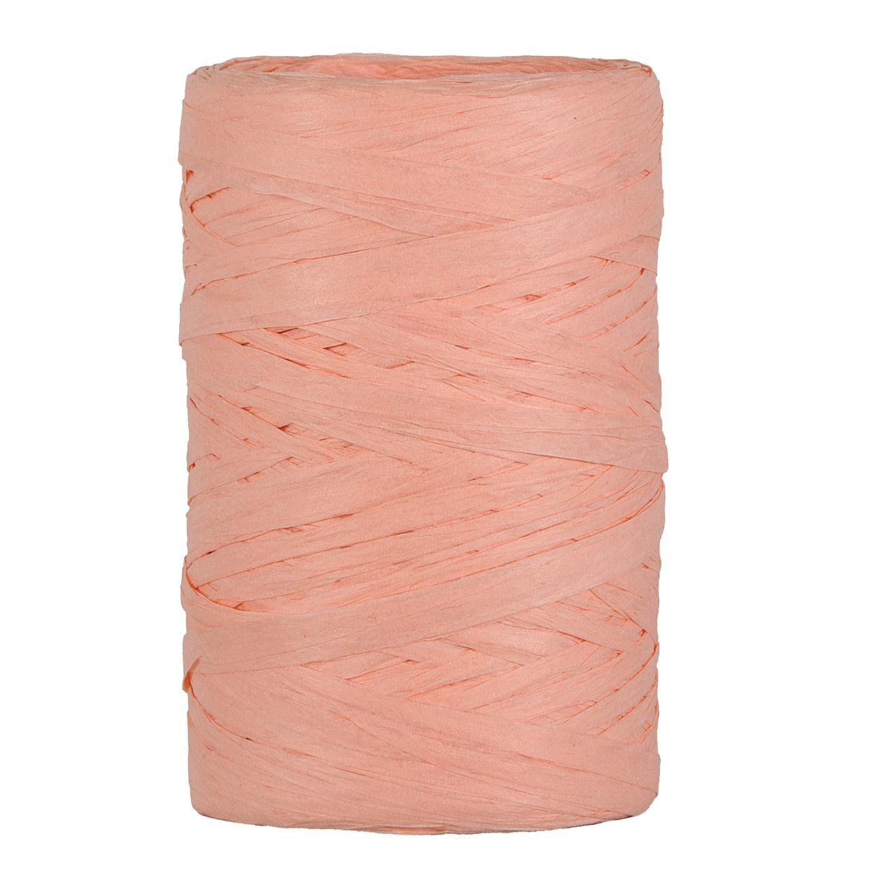 Raffia Papierband Peach Geschenkband und mehr 5-8mm x 100 Meter