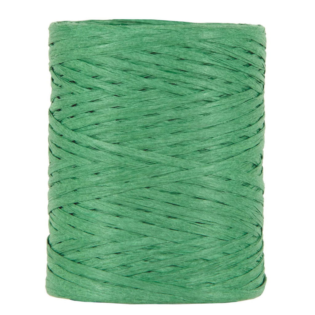 Raffia Papierband Waldgrün Geschenkband und mehr 5-8mm x 100 Meter