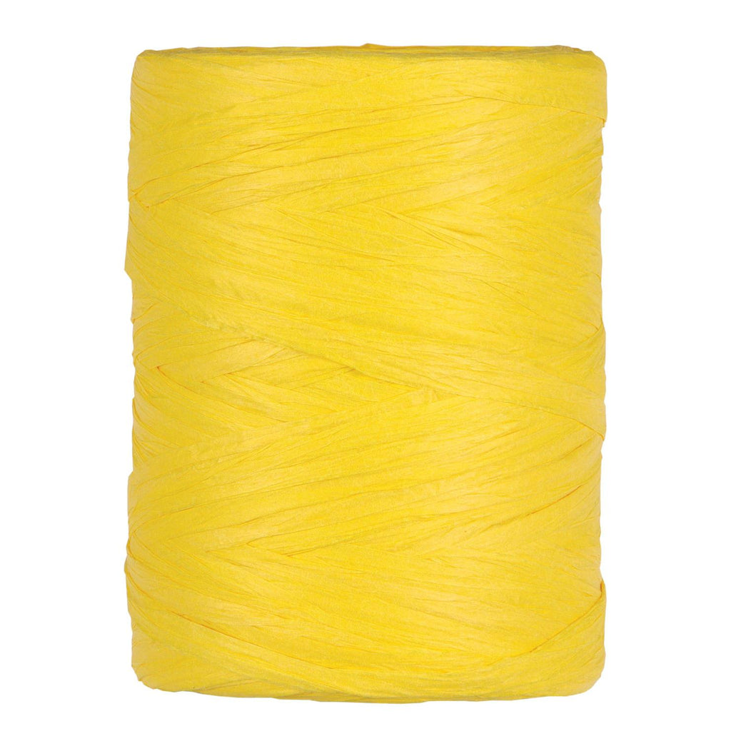 Raffia Papierband Gelb Geschenkband und mehr 5-8mm x 100 Meter