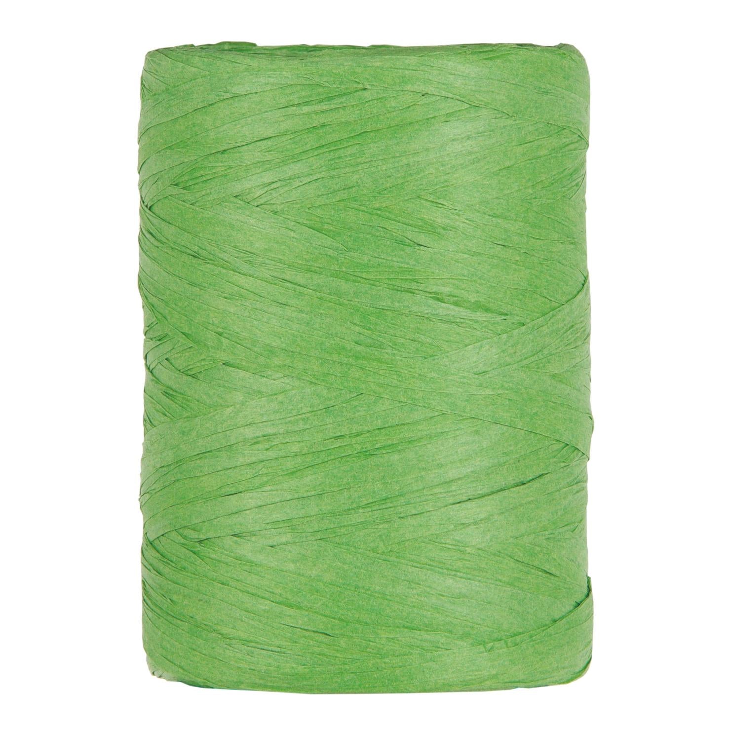 Raffia Papierband Apfelgrün Geschenkband und mehr 5-8mm x 100 Meter