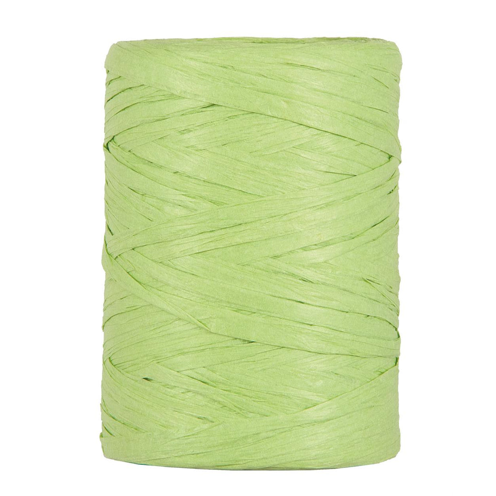 Raffia Papierband Hellgrün Geschenkband und mehr 5-8mm x 100 Meter