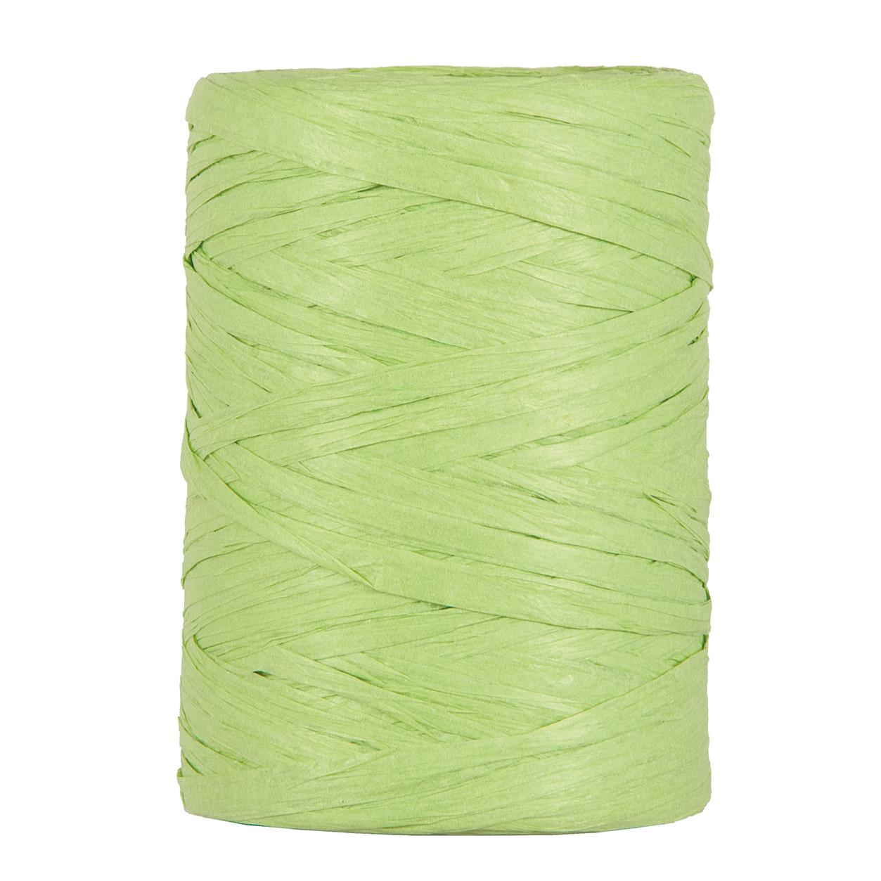 Raffia Papierband Hellgrün Geschenkband und mehr 5-8mm x 100 Meter