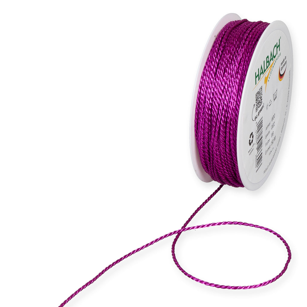 Kordelband pink Fb. 66 in zwei Breiten