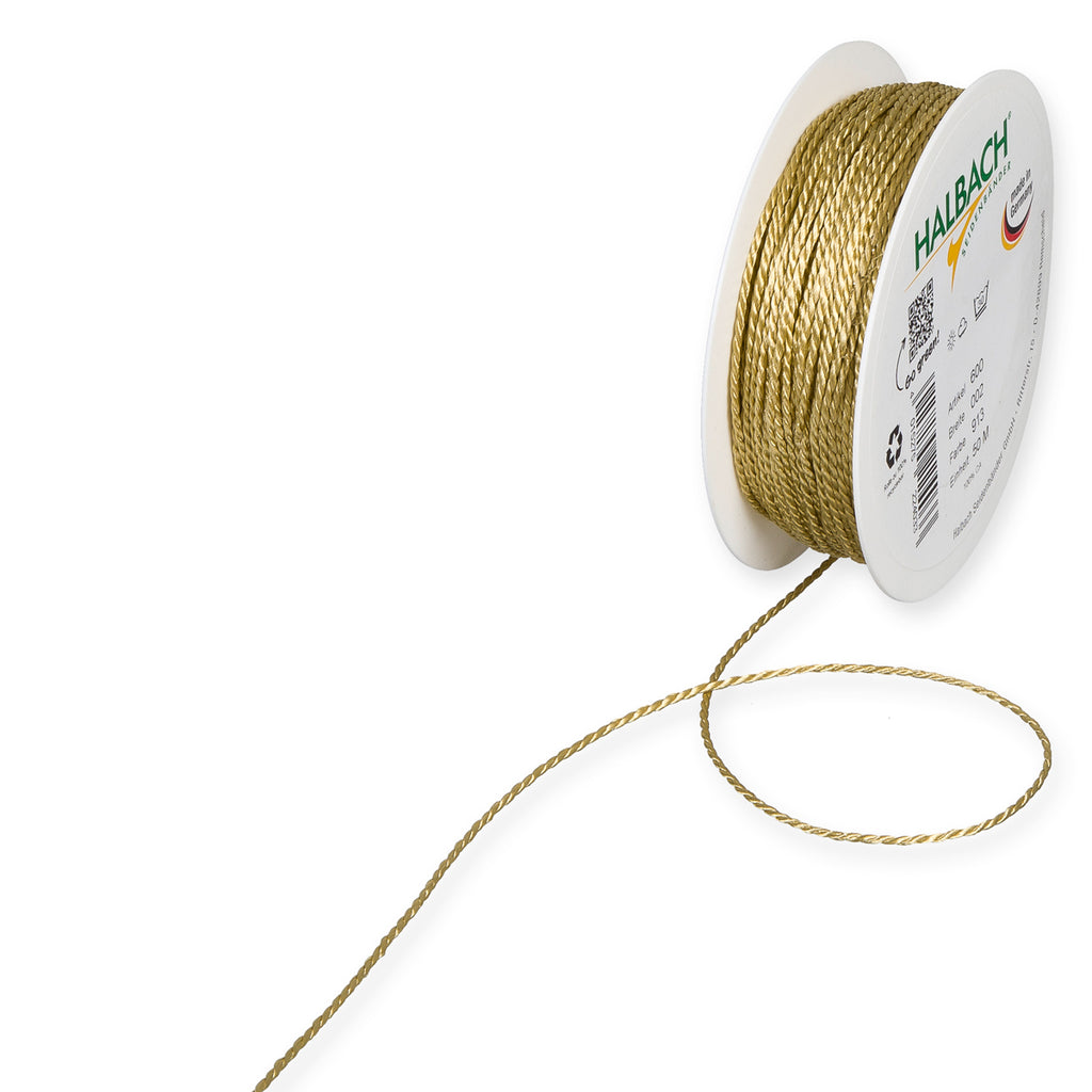 Kordelband gold Fb. 913 in drei Breiten