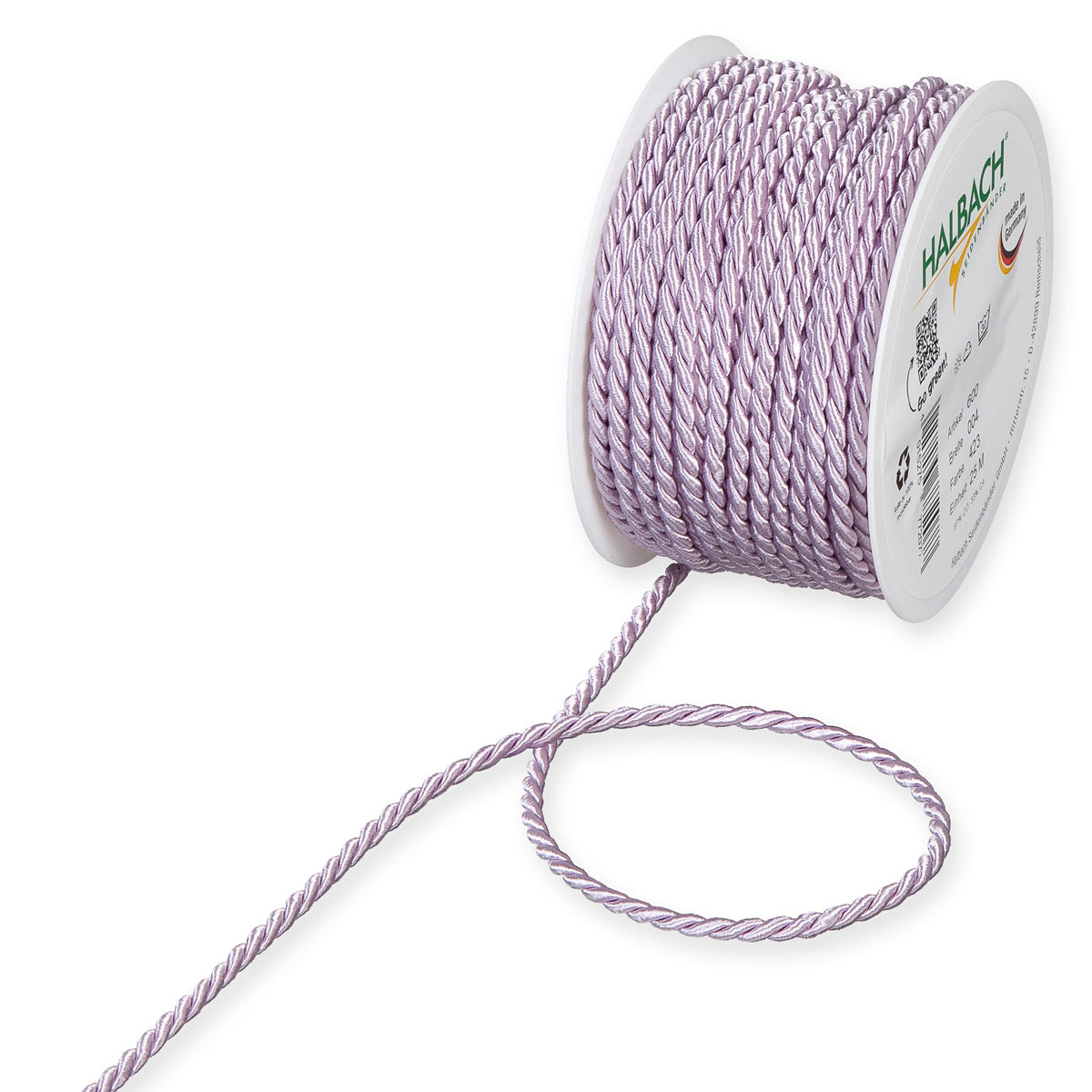 Kordelband violett Fb. 423 in zwei Breiten