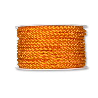 Kordelband orange Fb. 68 in zwei Breiten