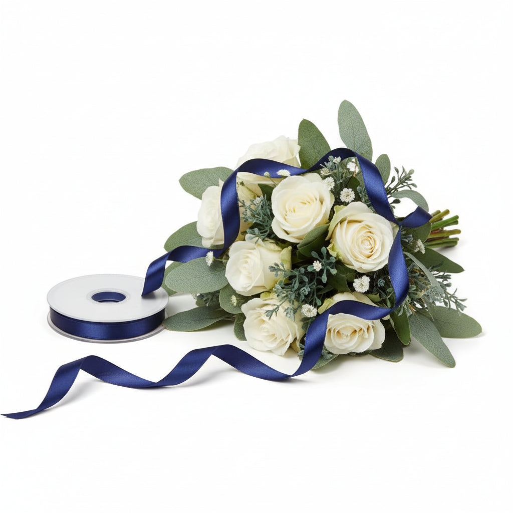 Satinband Doppelsatin Deepblue Fb 558
