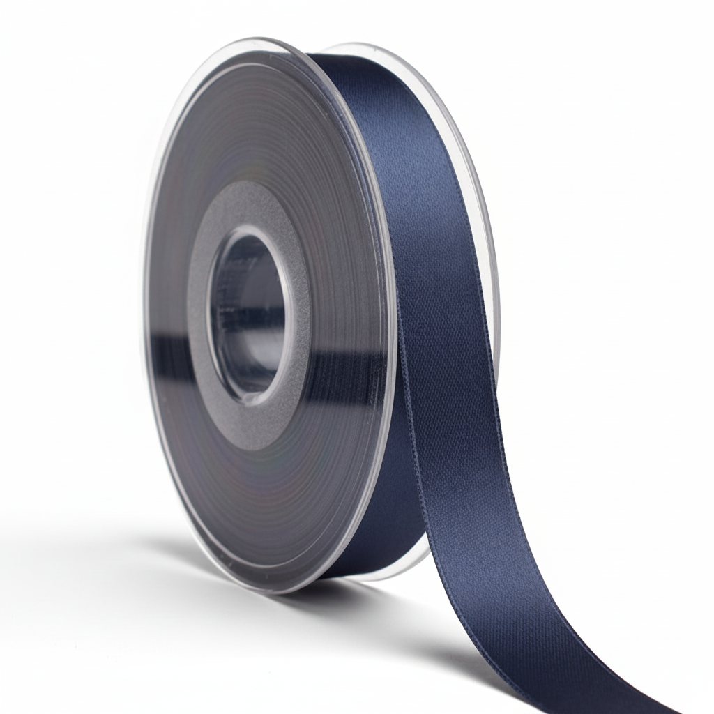 Seidenband Doppelsatin 16mm dunkelblau