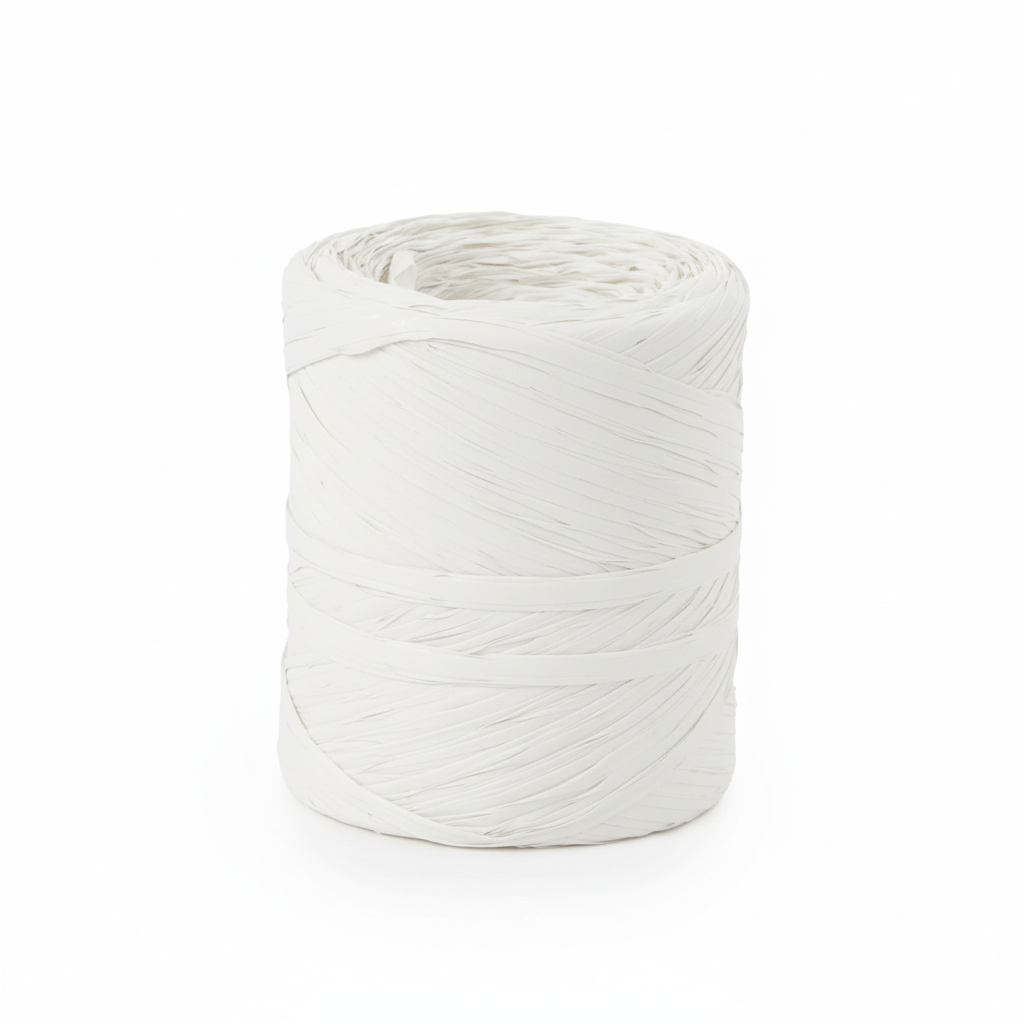 Weißer Papierbast